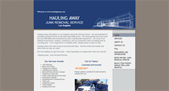 Desktop Screenshot of haulingaway.com
